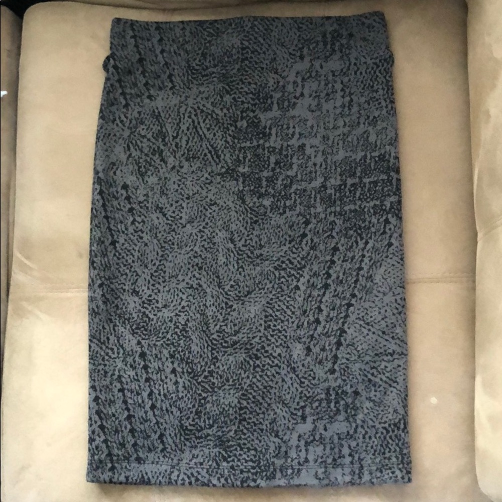 Xhilaration Grey Pencil Skirt